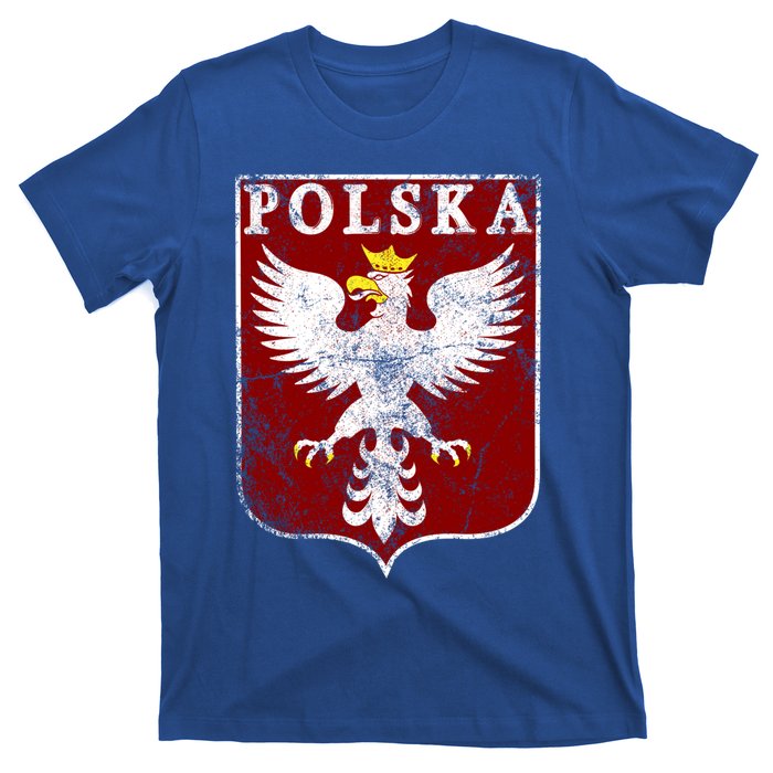 Polish Eagle Polish Crest Vintage Polska Eagle Poland Great Gift T-Shirt