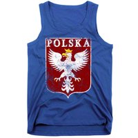 Polish Eagle Polish Crest Vintage Polska Eagle Poland Great Gift Tank Top