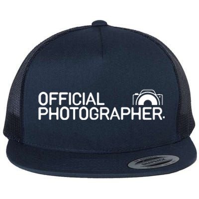 Photographer Event Photography Gift Flat Bill Trucker Hat