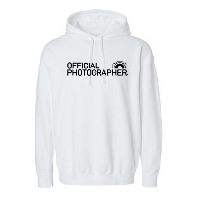 Photographer Event Photography Gift Garment-Dyed Fleece Hoodie