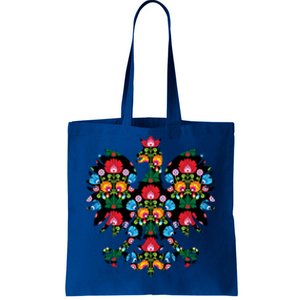 Polish Eagle Poland Wycinanki Emblem Polish Folk Art Fest Gift Tote Bag