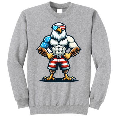 Patriotic Eagle Tall Sweatshirt