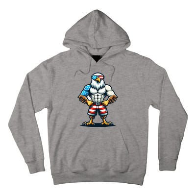 Patriotic Eagle Tall Hoodie