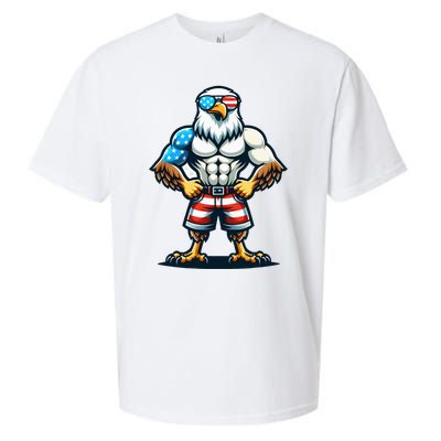 Patriotic Eagle Sueded Cloud Jersey T-Shirt