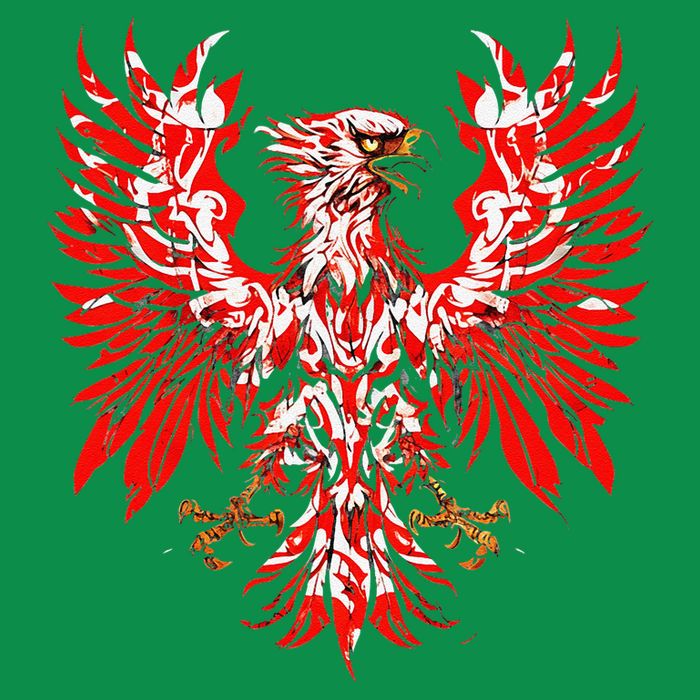 Polish Eagle Poland Polska Polish Eagle Polish Flag Baby Bodysuit