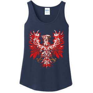 Polish Eagle Poland Polska Polish Eagle Polish Flag Ladies Essential Tank