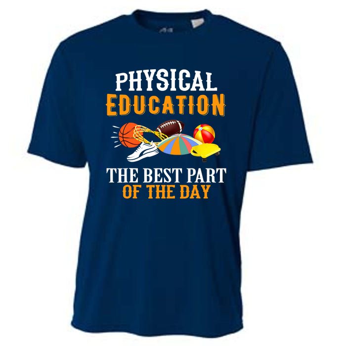 Physical Education PE The Best Part Of The Day Cooling Performance Crew T-Shirt