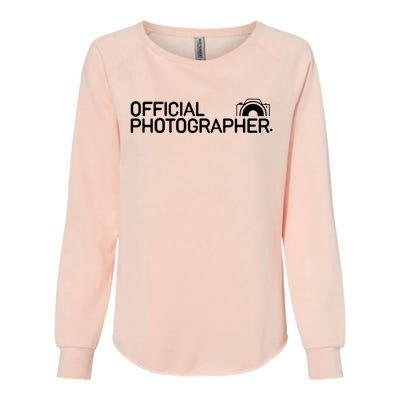 Photographer Event Photography Gift Womens California Wash Sweatshirt