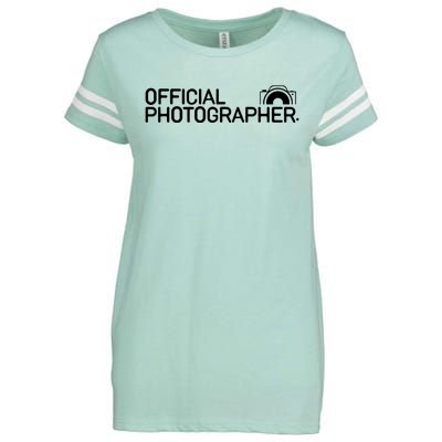 Photographer Event Photography Gift Enza Ladies Jersey Football T-Shirt