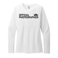 Photographer Event Photography Gift Womens CVC Long Sleeve Shirt