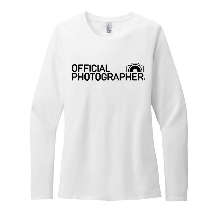 Photographer Event Photography Gift Womens CVC Long Sleeve Shirt