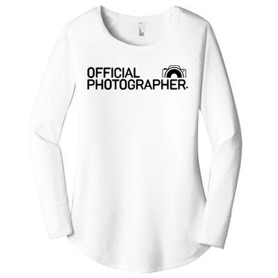 Photographer Event Photography Gift Women's Perfect Tri Tunic Long Sleeve Shirt