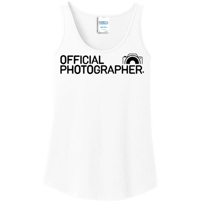 Photographer Event Photography Gift Ladies Essential Tank