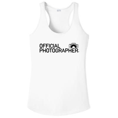 Photographer Event Photography Gift Ladies PosiCharge Competitor Racerback Tank