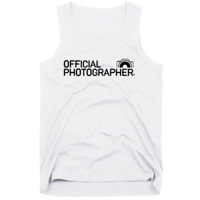 Photographer Event Photography Gift Tank Top