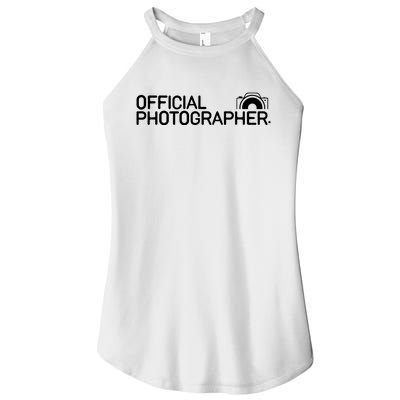 Photographer Event Photography Gift Women's Perfect Tri Rocker Tank