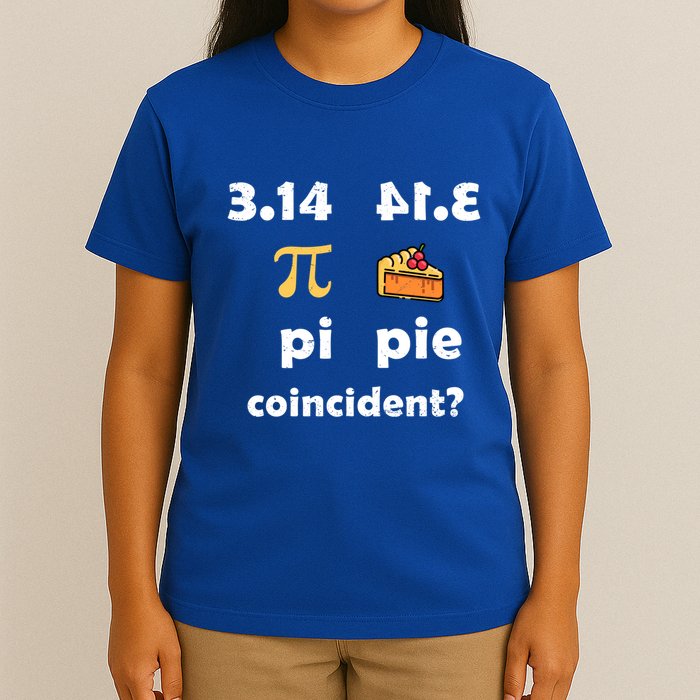 Pi Equals Pie For Happy Pi Day Math Geek Love And Nerd Funny Gift Meaningful Gif T-Shirt