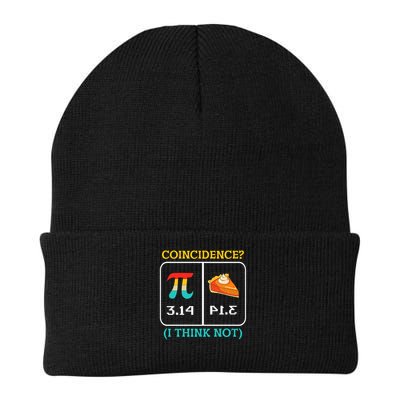 Pi Equals Pie Coincidence Happy Pi Day Mathematics Knit Cap Winter Beanie