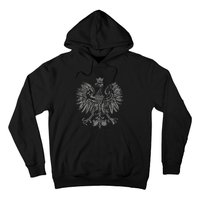 Polish Eagle Poland Coat Of Arms Polish Pride Retro Flag Hoodie