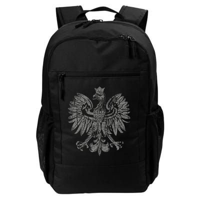 Polish Eagle Poland Coat Of Arms Polish Pride Retro Flag Backpack