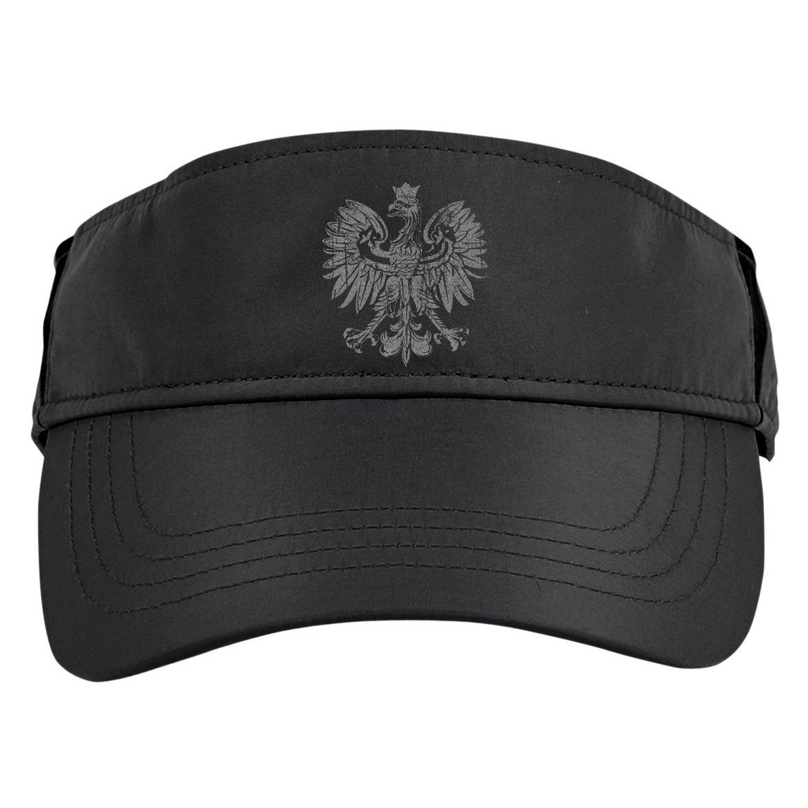 Polish Eagle Poland Coat Of Arms Polish Pride Retro Flag Adult Drive Performance Visor