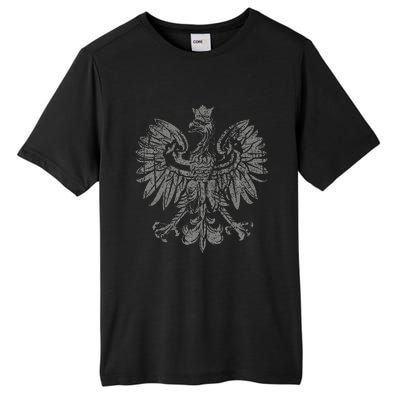 Polish Eagle Poland Coat Of Arms Polish Pride Retro Flag Tall Fusion ChromaSoft Performance T-Shirt