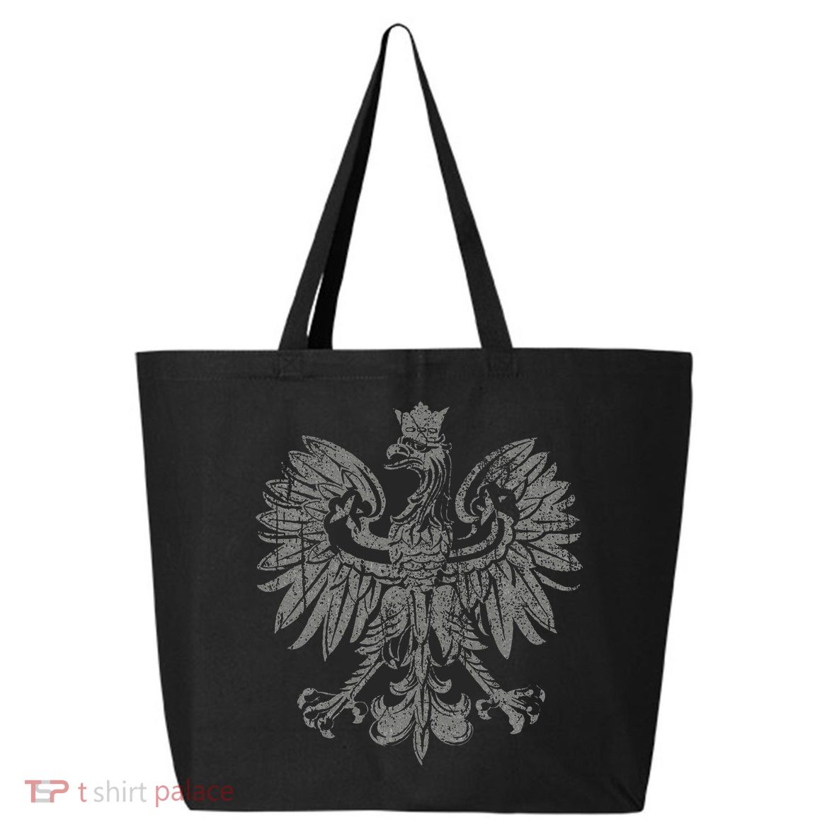 Polish Eagle Poland Coat Of Arms Polish Pride Retro Flag 25L Jumbo Tote