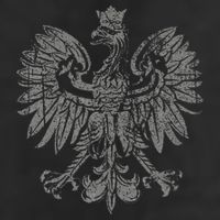 Polish Eagle Poland Coat Of Arms Polish Pride Retro Flag Golf Towel
