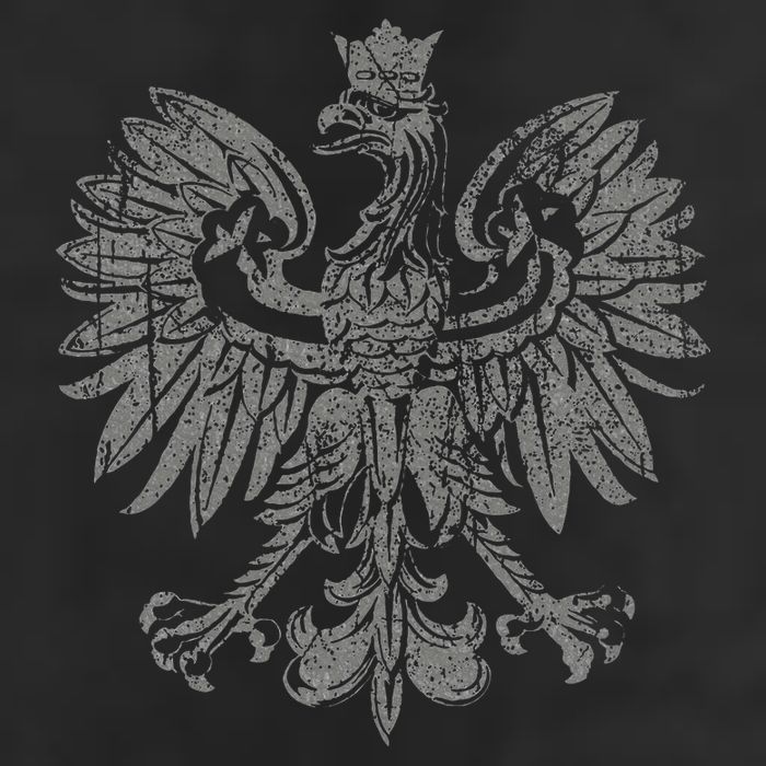 Polish Eagle Poland Coat Of Arms Polish Pride Retro Flag Golf Towel