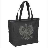 Polish Eagle Poland Coat Of Arms Polish Pride Retro Flag Zip Tote Bag