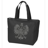 Polish Eagle Poland Coat Of Arms Polish Pride Retro Flag Zip Tote Bag