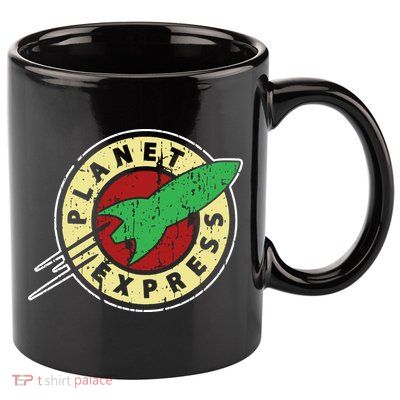 Planet Express 11oz C Handle Ceramic Mug