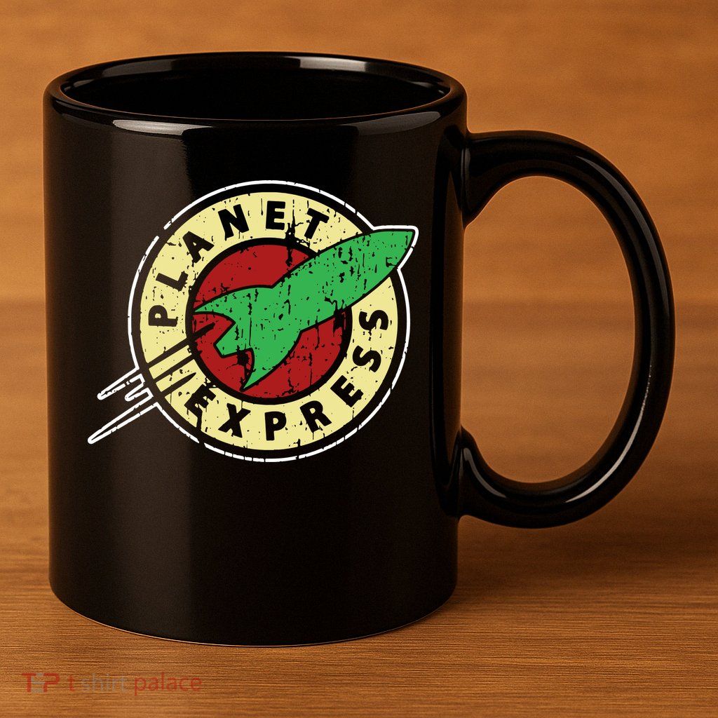 Planet Express 11oz C Handle Ceramic Mug
