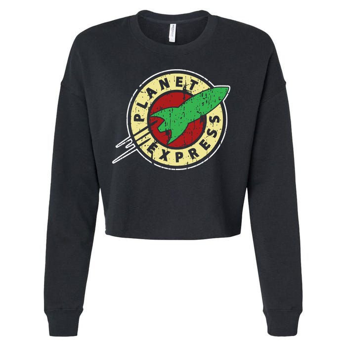 Planet Express Cropped Pullover Crew