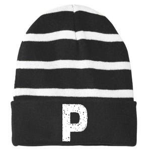 Pepper Costume Striped Beanie with Solid Band