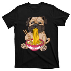 Pug Eating Ramen T-Shirt