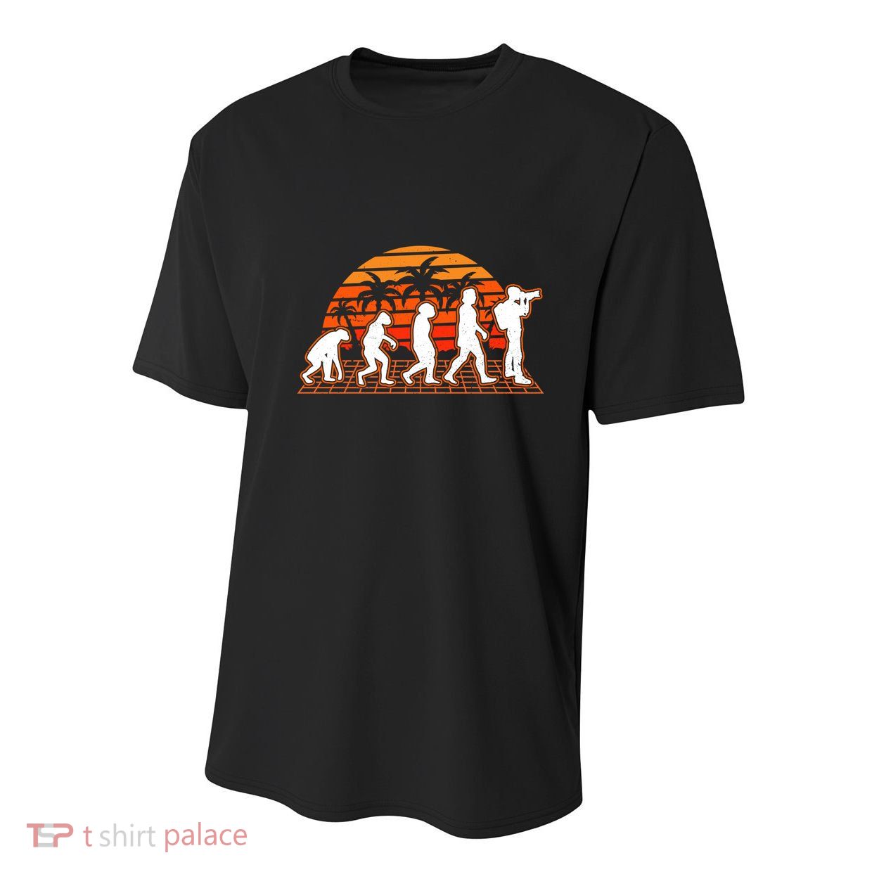 Photographer Evolution Retro Photojournalist Gift Youth Performance Sprint T-Shirt