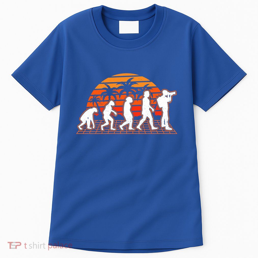 Photographer Evolution Retro Photojournalist Gift Tall T-Shirt