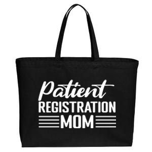 Patient Er Registrar Nursing Mom Saying Cotton Canvas Jumbo Tote