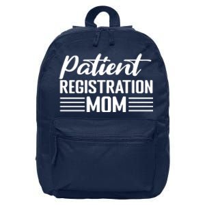 Patient Er Registrar Nursing Mom Saying 16 in Basic Backpack