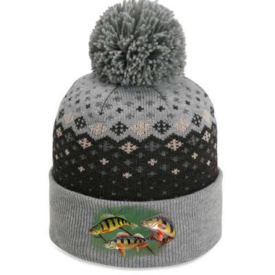 Perch Wild Life Fish The Baniff Cuffed Pom Beanie