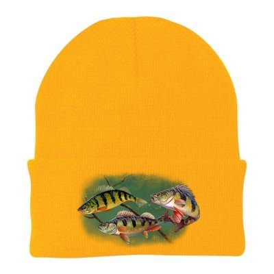 Perch Wild Life Fish Knit Cap Winter Beanie