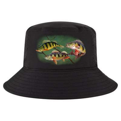 Perch Wild Life Fish Cool Comfort Performance Bucket Hat