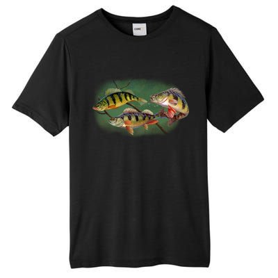 Perch Wild Life Fish Tall Fusion ChromaSoft Performance T-Shirt