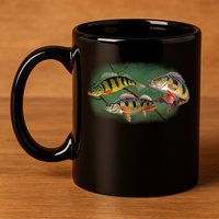 Perch Wild Life Fish 11oz C Handle Ceramic Mug