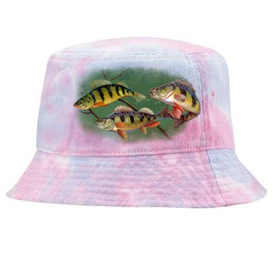 Perch Wild Life Fish Tie-Dyed Bucket Hat