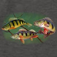 Perch Wild Life Fish Vector Backpack