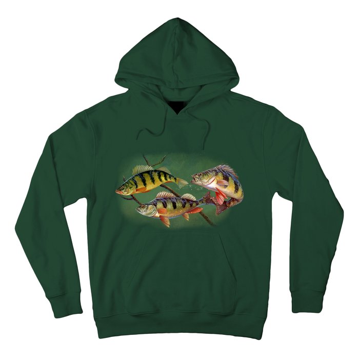 Perch Wild Life Fish Hoodie