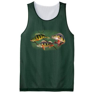 Perch Wild Life Fish Mesh Reversible Basketball Jersey Tank