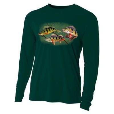 Perch Wild Life Fish Cooling Performance Long Sleeve Crew